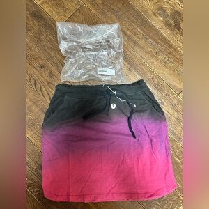 Sundry NWT Colorblock Cotton Blend Pocketed Skirt - Women's Medium (2)